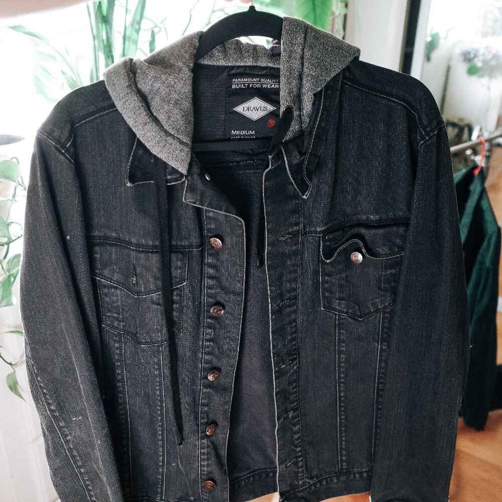 Darvus Jean button up with hood